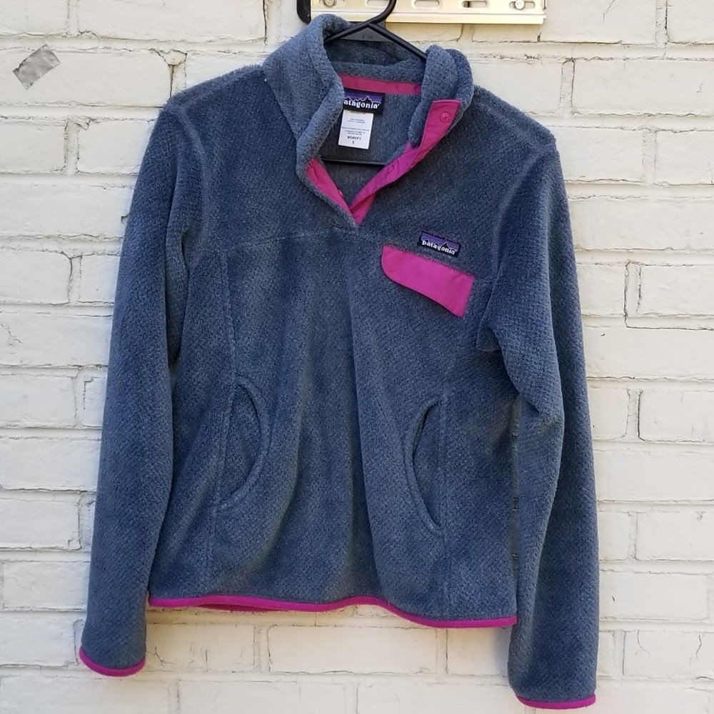 Patagonia Grey Snap-T Pullover